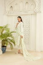 Elisol - Fancy Embroidered Slub Lawn Suit with Chiffon Dupatta | Ready To Wear