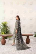Ayna - Embroidered Printed Lawn Suit With Cotton Trouser | Ready To Wear