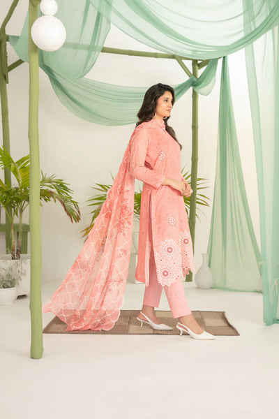 Sionya: 03-Piece Printed Lawn Suit With Chiffon Dupatta | Ready To Wear