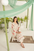 Sionya - 03-Piece Printed Lawn Suit With Chiffon Dupatta | Ready To Wear