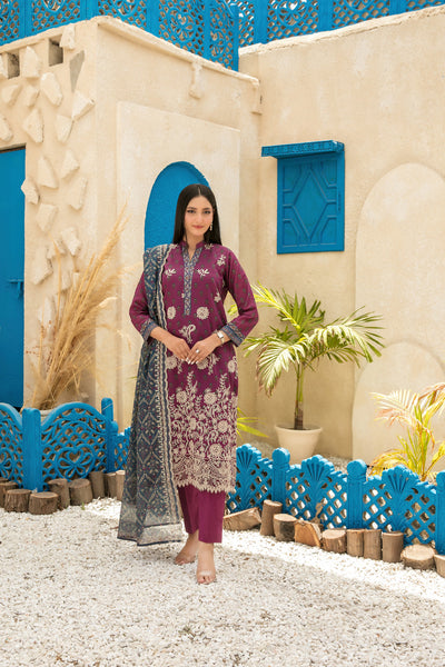 Digital Printed Fancy Lawn Suit with Digital Printed Lawn Dupatta | Ready to Wear