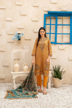 3-Piece Suit Embroidered Digital Printed Fancy Lawn | Ready To Wear