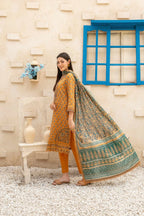 3-Piece Suit Embroidered Digital Printed Fancy Lawn | Ready To Wear