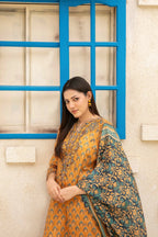 3-Piece Suit Embroidered Digital Printed Fancy Lawn | Ready To Wear