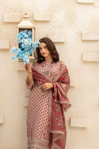 Elegant Embroidered Printed Lawn  With Printed Lawn Dupatta| Ready To Wear