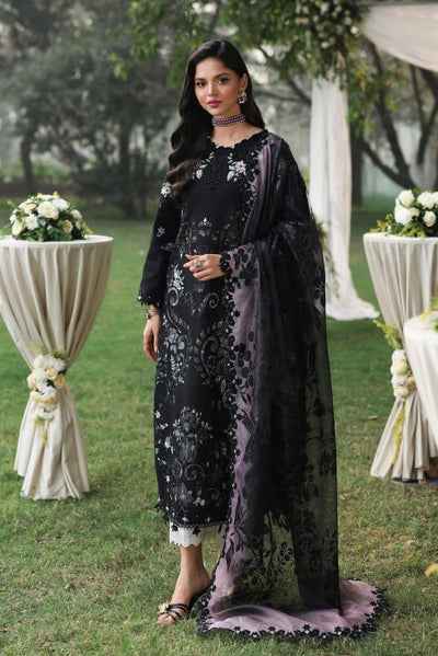 Lawn Suit with Chiffon Dupatta | Laser & Chicken Kari Work | Ready To Wear