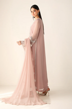 03 Piece Luxury Embroidered Chiffon Suit – Ready To Wear