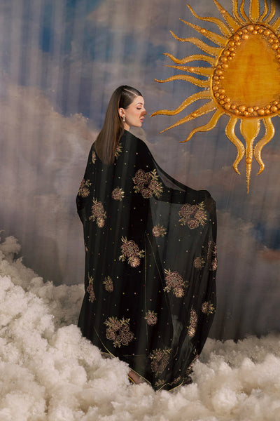 03 Piece Luxury Embroidered Chiffon Suit - Ready To Wear