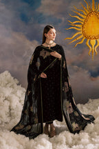 03 Piece Luxury Embroidered Chiffon Suit - Ready To Wear