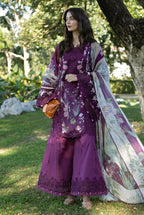 Heavy Embroidered Lawn Suit with Chiffon Dupatta | Ready To Wear