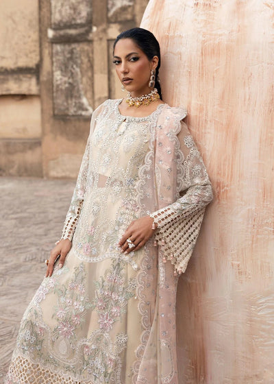 03-Piece Embroidered Chiffon Suit - Ready To Wear