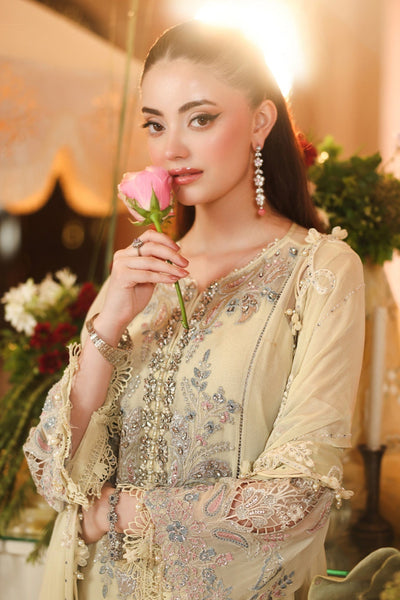 Chiffon Collection: Embroidered Luxury Suit with Adda Work | Ready To Wear