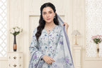 03-Piece Printed Lawn Suit With Cotton Trouser | Ready To Wear