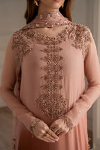 03-Piece Embroidered Chiffon Suit | Ready To Wear