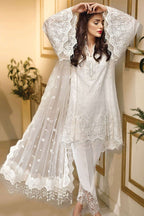 Embroidered Chiffon Suit with Heavy Net Dupatta | Ready To Wear
