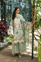 03 Piece Printed Lawn Suit - Ready To Wear