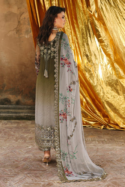 CHARIZMA Chiffon Collection: Tie & Dye Heavy Embroidered Luxury Suit | Ready To Wear