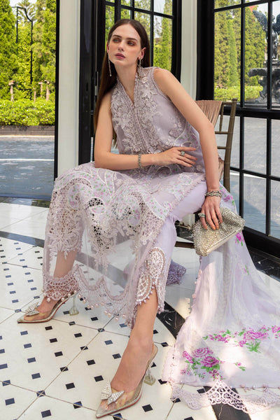 03-Piece Embroidered Organza Suit | Ready To Wear