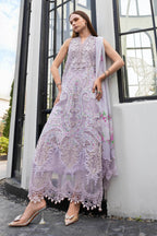 03-Piece Embroidered Organza Suit | Ready To Wear