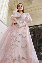 Powder Pink: Heavy Embroidered Lawn Suit | Ready To Wear