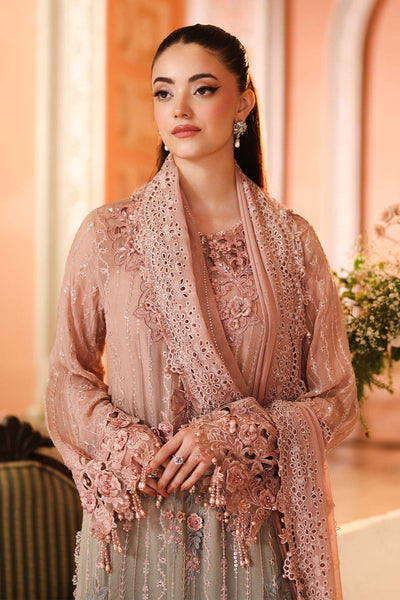 3 Piece Unstitched Embroidered Chiffon Suit | Ready To Wear