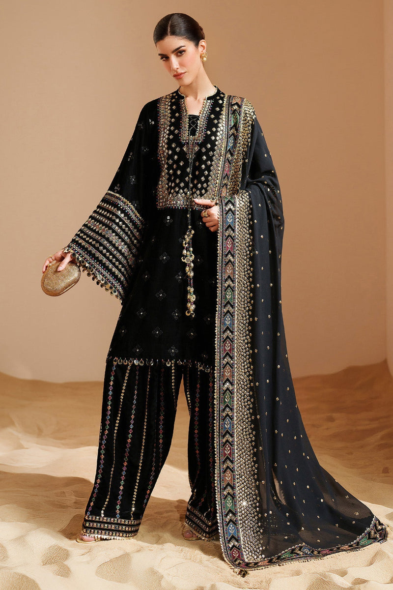 03 Piece Heavy Embroidered Lawn Suit - Ready To Wear