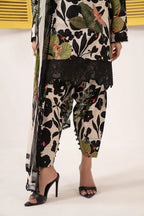 03-Piece Printed Lawn Suit With Embroidery | Ready To Wear