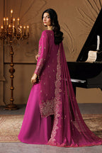 03-Piece Luxury Heavy Embroidered Chiffon Suit - Ready To Wear