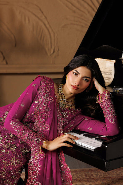 03-Piece Luxury Heavy Embroidered Chiffon Suit - Ready To Wear