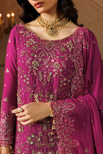 03-Piece Luxury Heavy Embroidered Chiffon Suit - Ready To Wear