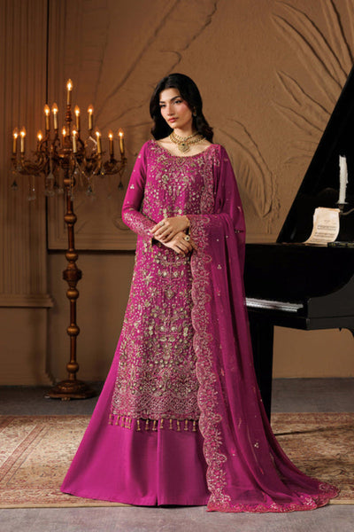 03-Piece Luxury Heavy Embroidered Chiffon Suit - Ready To Wear