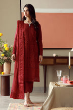 Embroidered Egyptian Lawn 3 Pcs Suit | Chiffon Dupatta | Ready To Wear