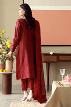 Embroidered Egyptian Lawn 3 Pcs Suit | Chiffon Dupatta | Ready To Wear