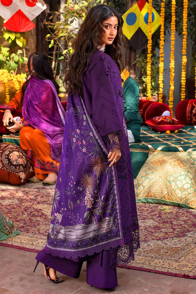 03 Piece Luxury Embroidered Lawn Suit - Ready To Wear