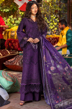 03 Piece Luxury Embroidered Lawn Suit - Ready To Wear