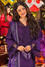 03 Piece Luxury Embroidered Lawn Suit - Ready To Wear