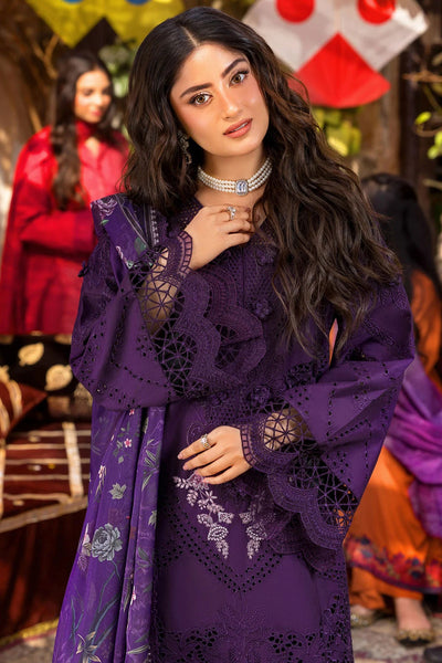 03 Piece Luxury Embroidered Lawn Suit - Ready To Wear