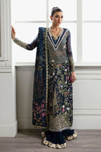 03 Piece Luxury Organza Suit - Ready To Wear