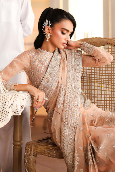 Luxury Sequence Embroidered Net Saree - Ready To Wear