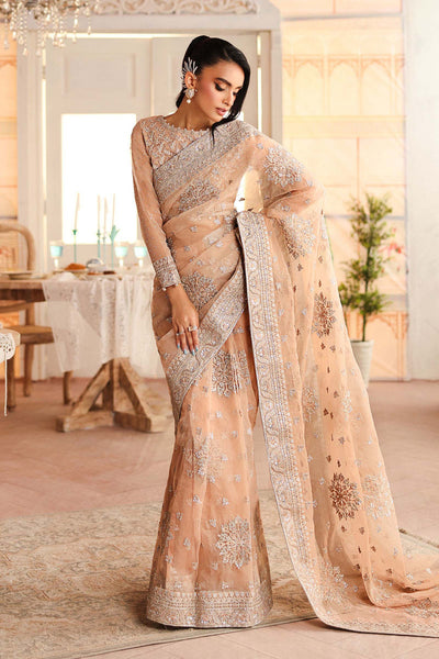Luxury Sequence Embroidered Net Saree - Ready To Wear
