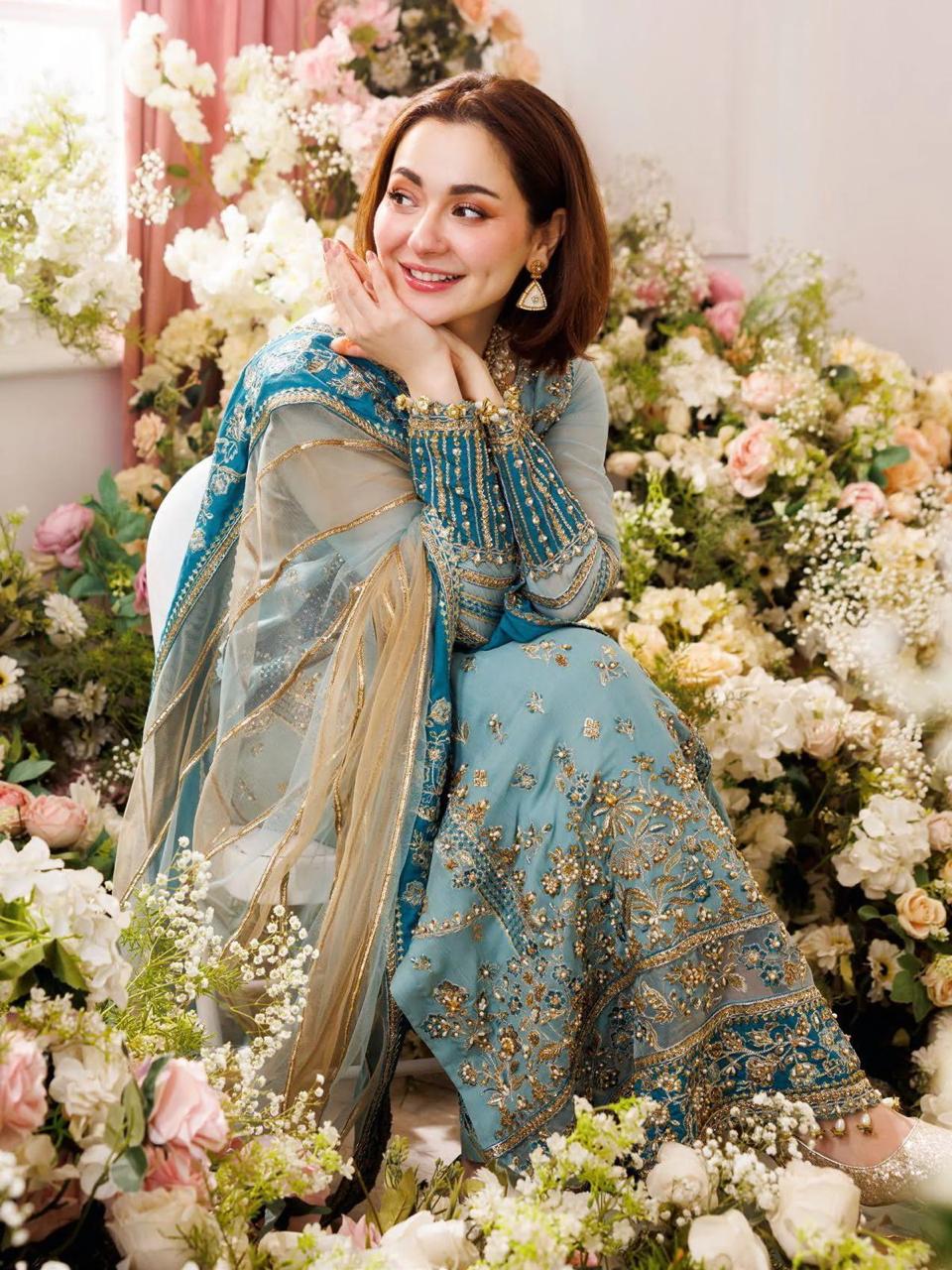 Soft Lavender: Embroidered Chiffon Suit With Purple Bordered Dupatta | Ready To Wear
