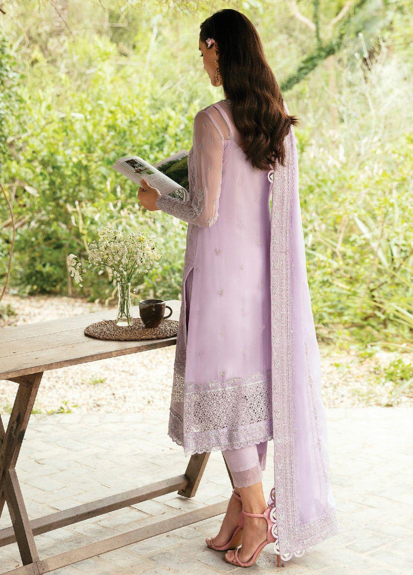 03 Piece Sequence Embroidered Chiffon - Ready To Wear