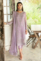 03 Piece Sequence Embroidered Chiffon - Ready To Wear