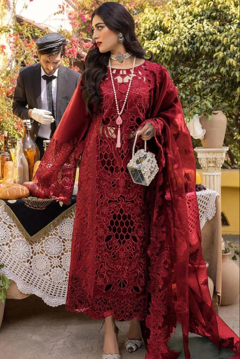 03-Piece Embroidered Lawn Suit | Ready To Wear