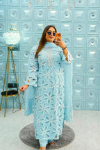 03-Piece Luxury Lawn Suit - Ready To Wear
