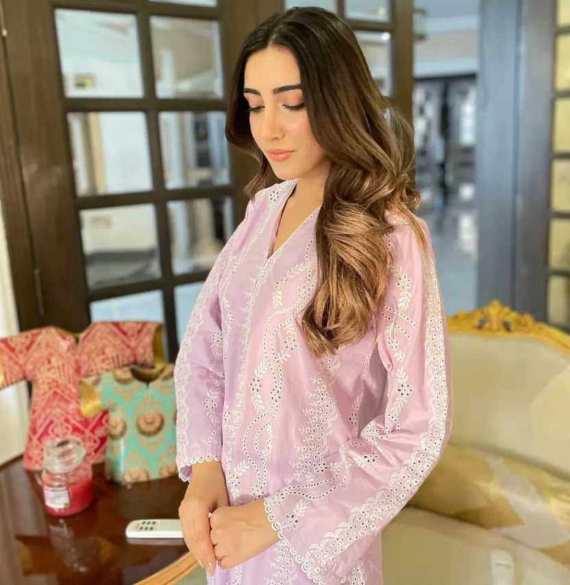 03-Piece Luxury Thread Egyptian Lawn Suit - Ready To Wear
