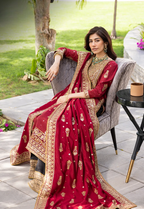 03-Piece Luxury Heavy Embroidered Chiffon Suit - Ready To Wear