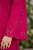 03-Piece Embroidered Chikankari Lawn Suit - Ready to Wear