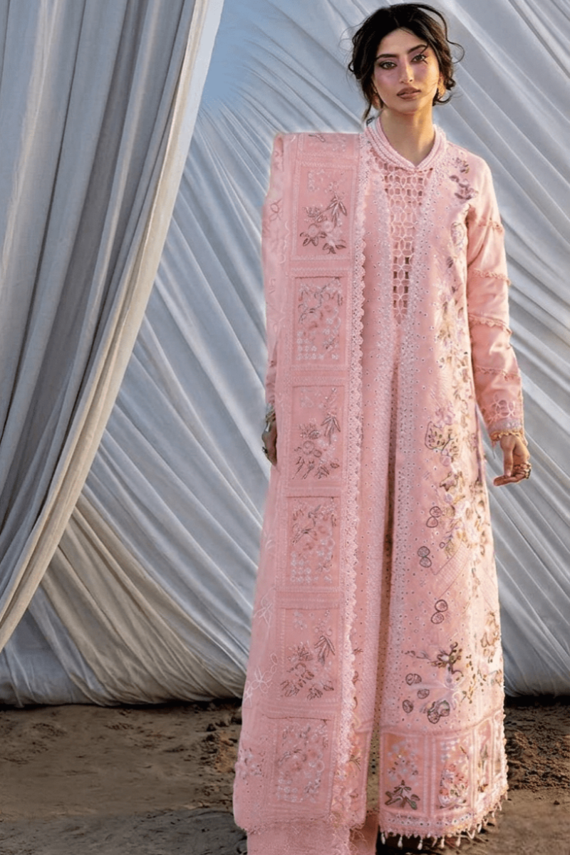 03 Piece Luxury Lawn Suit – Ready To Wear